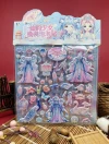 "Xianyun Girl Double-layer Cartoon Bubble Sticker Children's reward Sticker, creative concave and convex double-layer dress-up reward bubble. Application Scenario